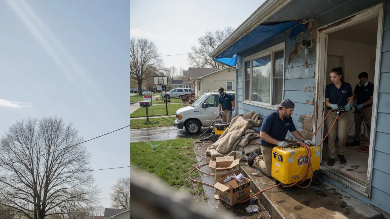 Basement Flood Cleanup in Dubois, IN near me